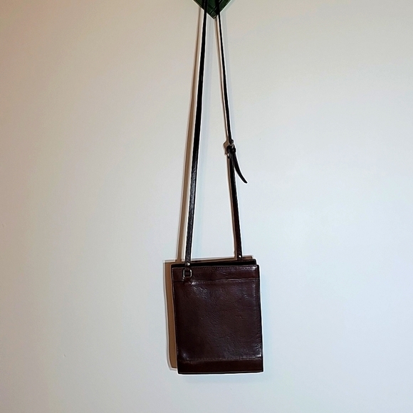 Wilson's vintage Italian leather crossbody bag - Picture 3 of 8